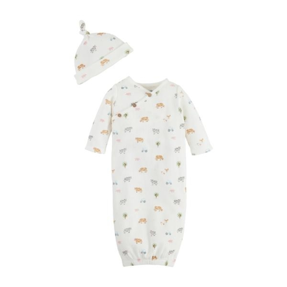Baby Animal Print Pajamas Set